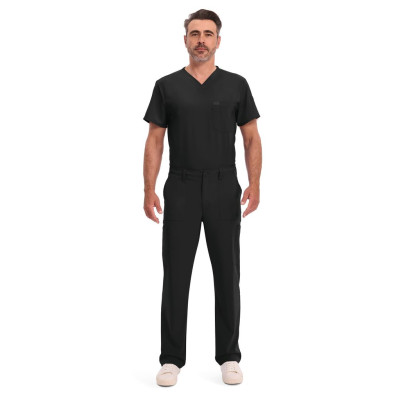 Men's drawstring trousers with standard waistband